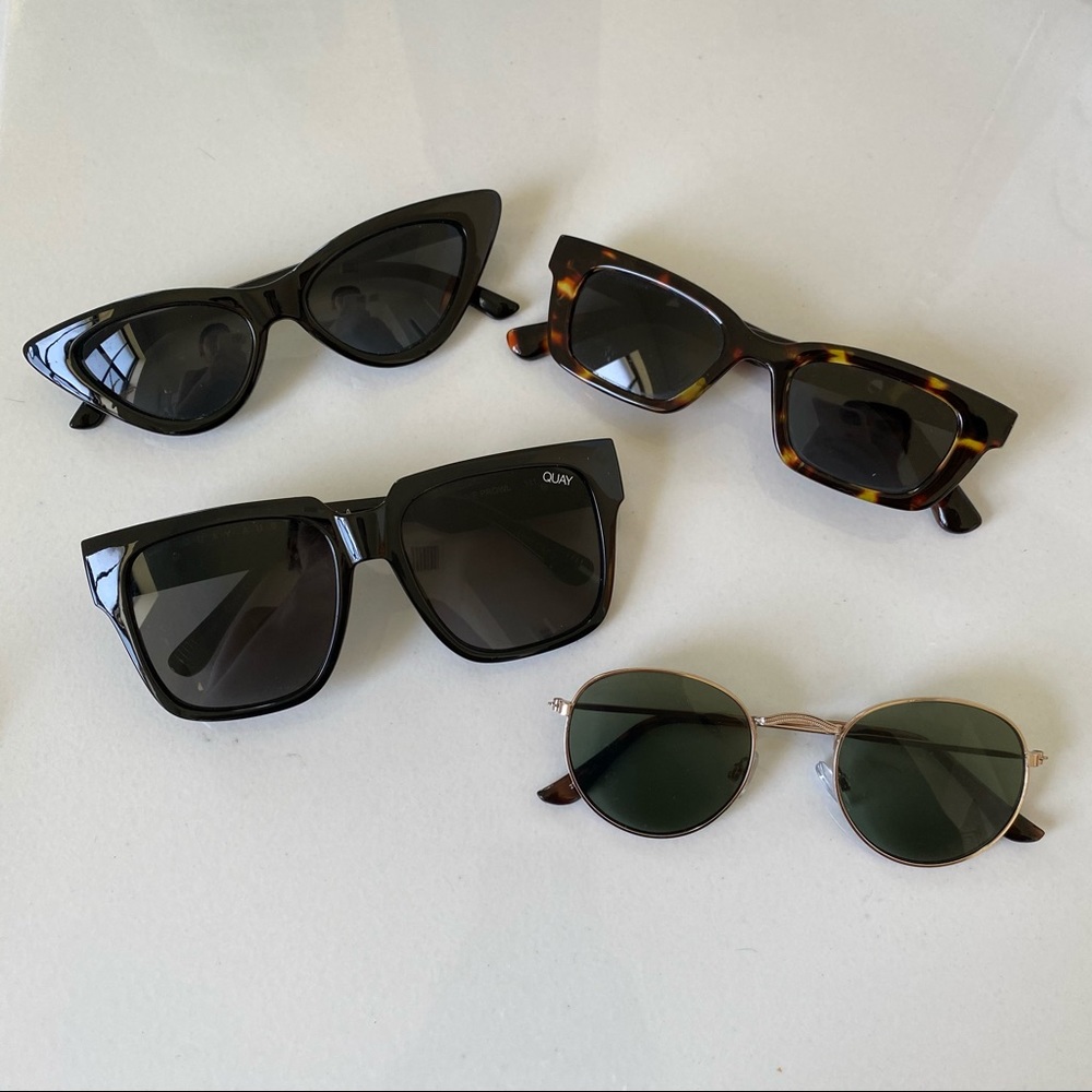 Chic Trendy Quay Sunglasses (Four Pairs)
